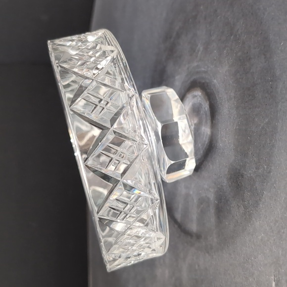 Vintage European Crystal Cut Glass Jar with Lid. - Picture 6 of 10